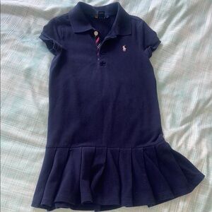 Navy Polo Dress for Kids